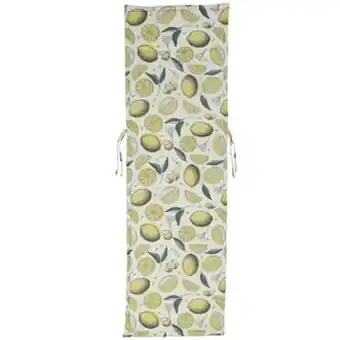 Pier Import Coussin bain de soleil imprimé citrons offre