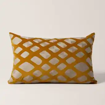 Madura Housse de coussin flavie ocre offre