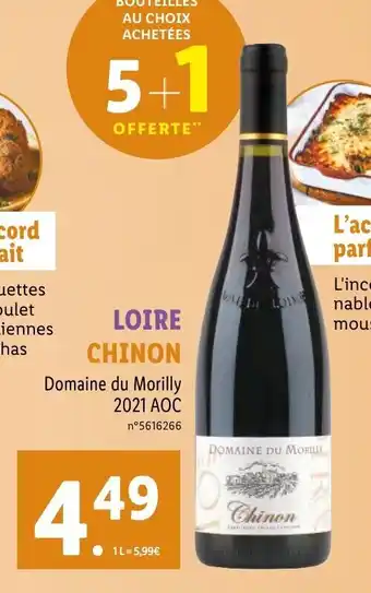 Lidl Domaine du Morilly 2021 AOC offre