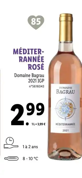 Lidl Domaine Bagrau 2021 IGP offre
