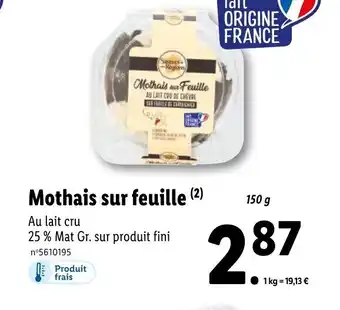 Mothais Sur Feuille