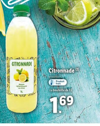 Lidl Citronnade offre