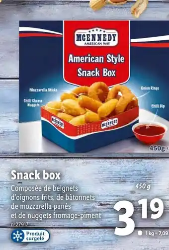 Lidl Snack Box offre