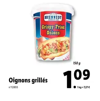 Lidl Oignons Grillés offre
