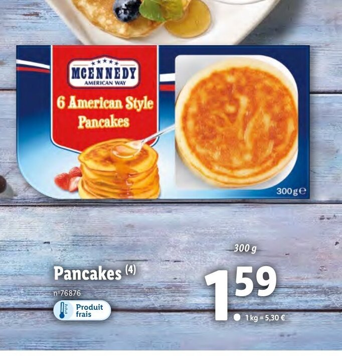Promo Pancakes chez Lidl