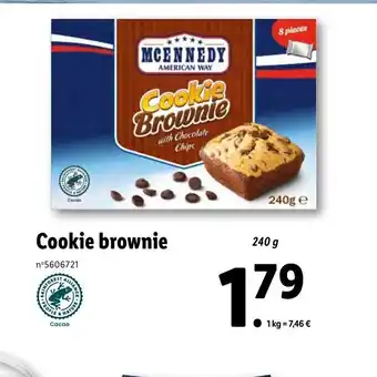 Lidl Cookie Brownie offre