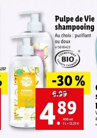 Lidl Pulpe de Vie Shampooing offre
