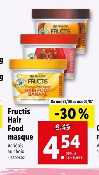 Fructis Hair Food Masque