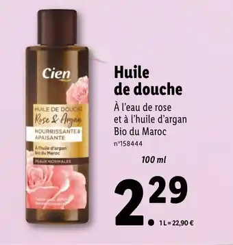 Lidl Huile de Douche offre