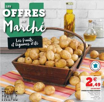 Super U Pomme De Terre Primeur offre