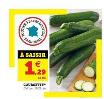 U Express Courgette offre