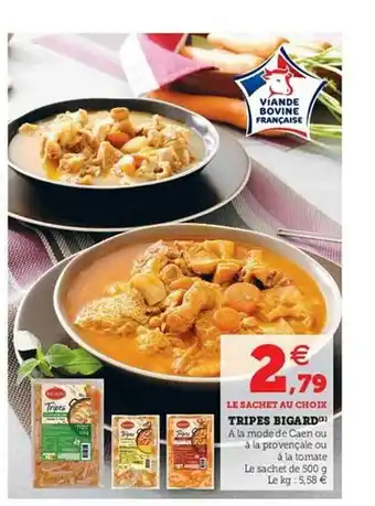 U Express Tripes Bigard offre