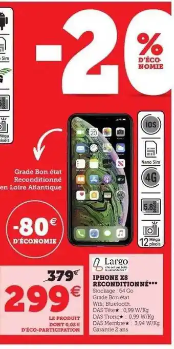 Iphone Xs Reconditionné Largo