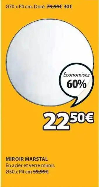 JYSK Miroir Marstal offre