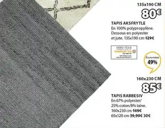 JYSK Tapis Rabbesiv offre