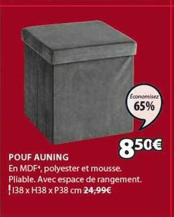 JYSK Pouf Auning offre