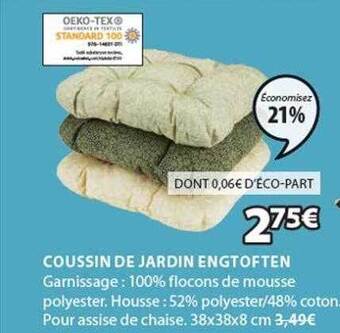 JYSK Coussin De Jardin Engtoften offre