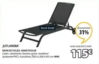 JYSK Bain De Soleil Hanstholm Jutlandia offre
