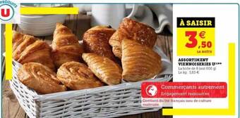 Super U Assortiment Viennoiseries U offre