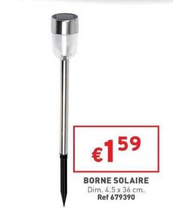 Trafic Borne Solaire offre