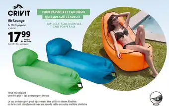 Lidl Air Lounge offre