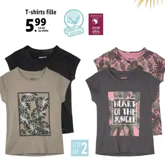 Lidl T-Shirts Fille offre