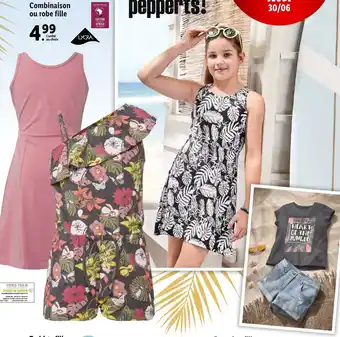 Lidl Combinaison Ou Robe Fille offre