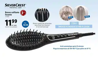 Lidl Silver Crest Brosse Coiffante Lissante offre