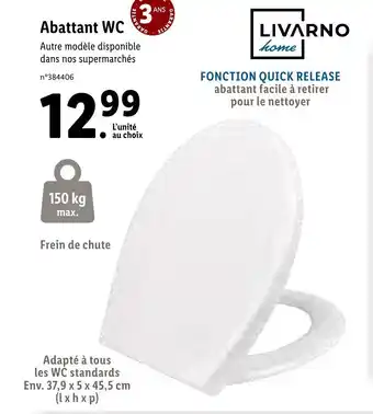 Lidl Abattant Wc offre