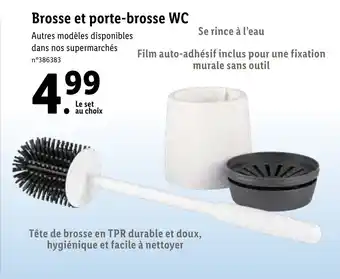 Lidl Brosse Et Porte-Brosse Wc offre