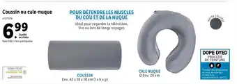 Lidl Coussin ou cale-nuque offre