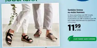Sandales femme ou mules hommes