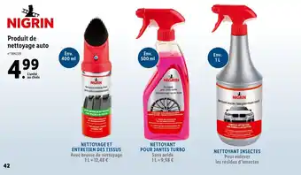Lidl Produit de nettoyage auto offre