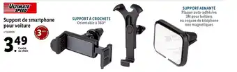 Lidl ULTIMATE SPEED support de smartphone pour voiture offre