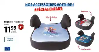 Lidl Siège auto rehausseur offre