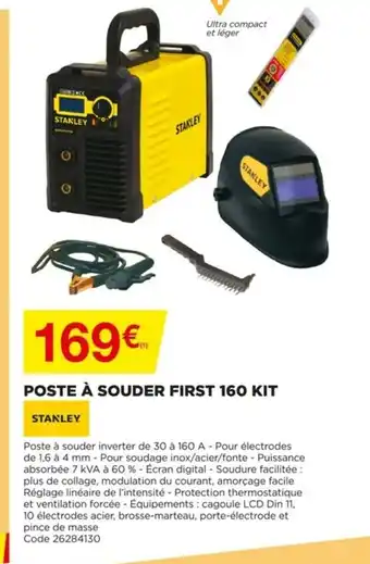 Bricomarché Poste à souder first 160 kit offre