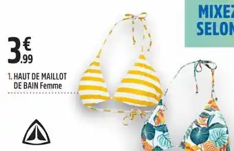 Intersport Haut de maillot de bain femme offre