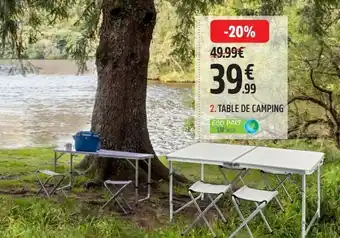 Table de camping