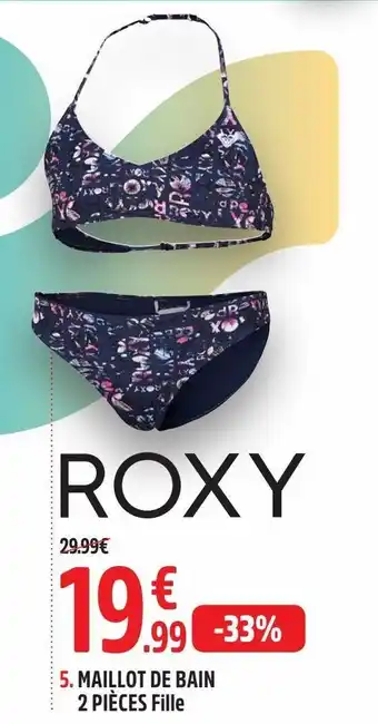 Intersport Maillot de bain 2 pieces fille offre