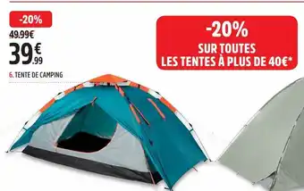 Intersport Tente de camping offre