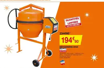 Bricomarché Bétonnière b165 offre