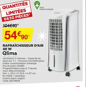 Rafraîchisseur d'air 48 w