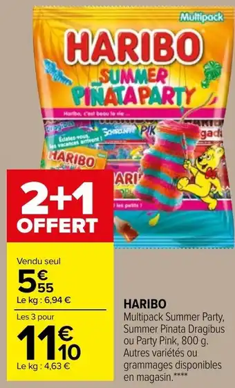 Carrefour Market HARIBO offre