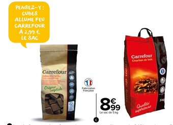 Carrefour Market CARREFOUR charbon de bois offre