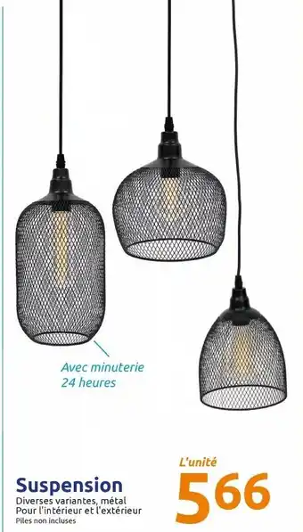 Action Suspension offre