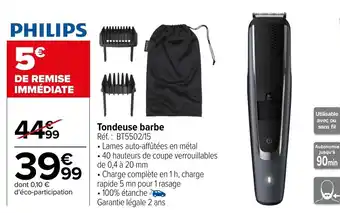 Carrefour Market PHILIPS tondeuse barbe offre