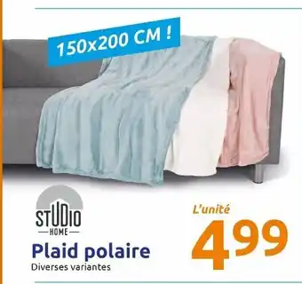 Action Plaid polaire offre