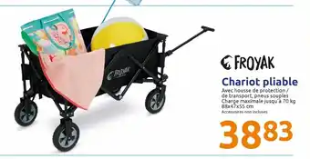 Action Chariot pliable offre