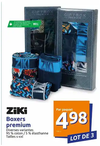 Action Boxers premium offre