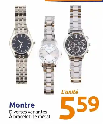 Action Montre offre